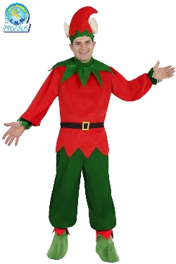 ELFO ADULTO DI BABBO NATALE PROFESSIONALE